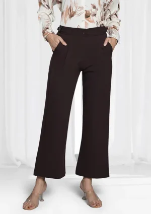 Deep Walnut Formal Flare Cut