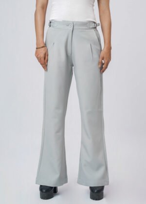 Slate Gray Formal Flare Cut