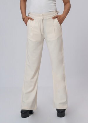 Off White Formal Flare Cut