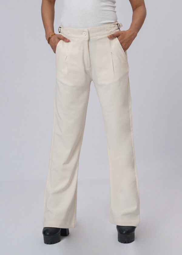Off White Formal Flare Cut