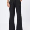 Jet black Formal Flare Cut