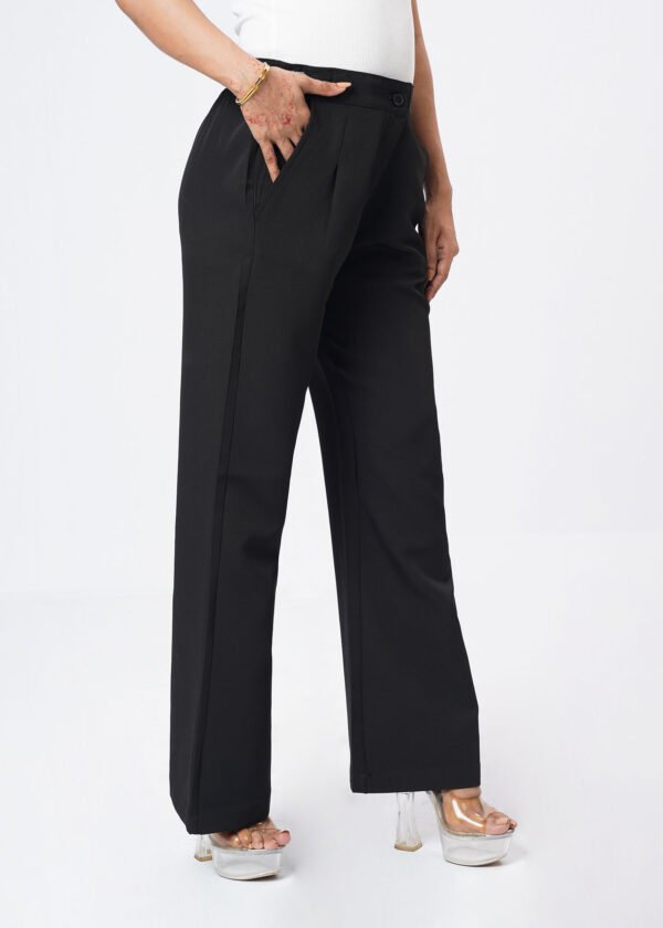 Jet black Formal Flare Cut