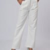 Ivory White Formal Flare Cut