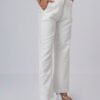 Ivory White Formal Flare Cut