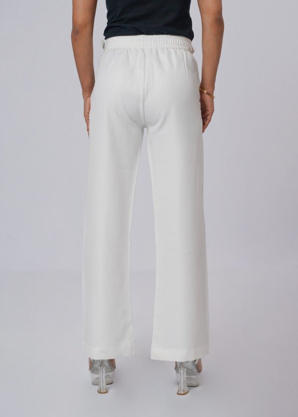 Ivory White Formal Flare Cut