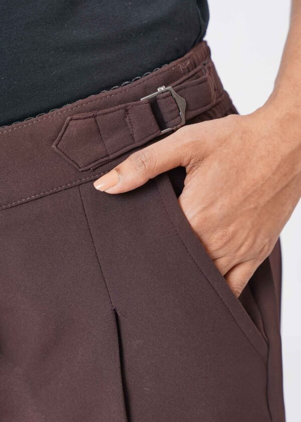 Deep Walnut Formal Flare Cut