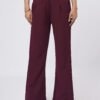 Mulberry Wine Formal Flare Cut