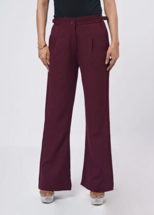 Mulberry Wine Formal Flare Cut
