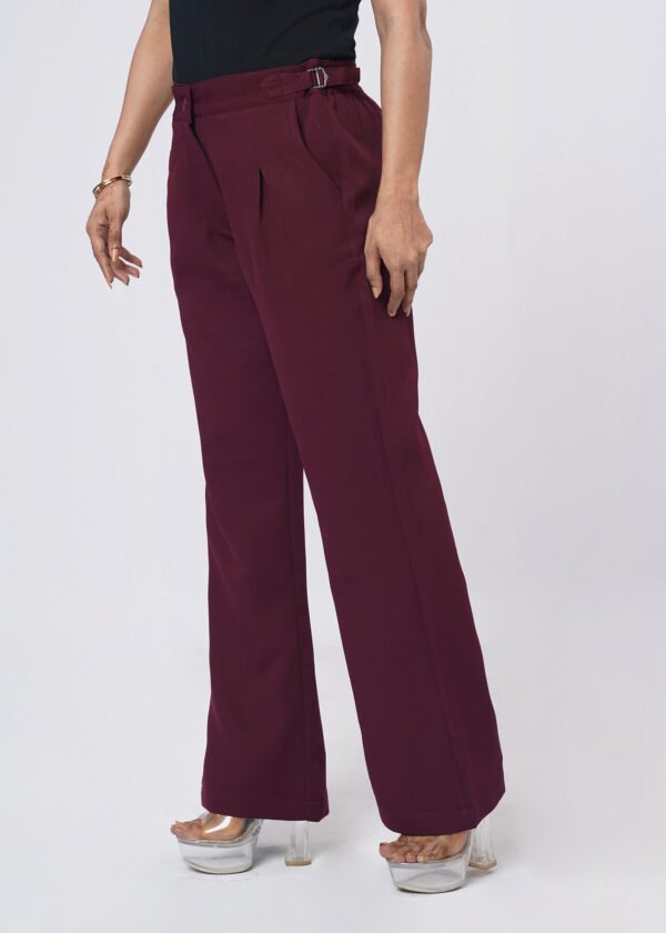 Mulberry Wine Formal Flare Cut