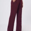 Mulberry Wine Formal Flare Cut