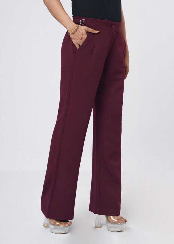 Mulberry Wine Formal Flare Cut