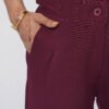 Mulberry Wine Formal Flare Cut