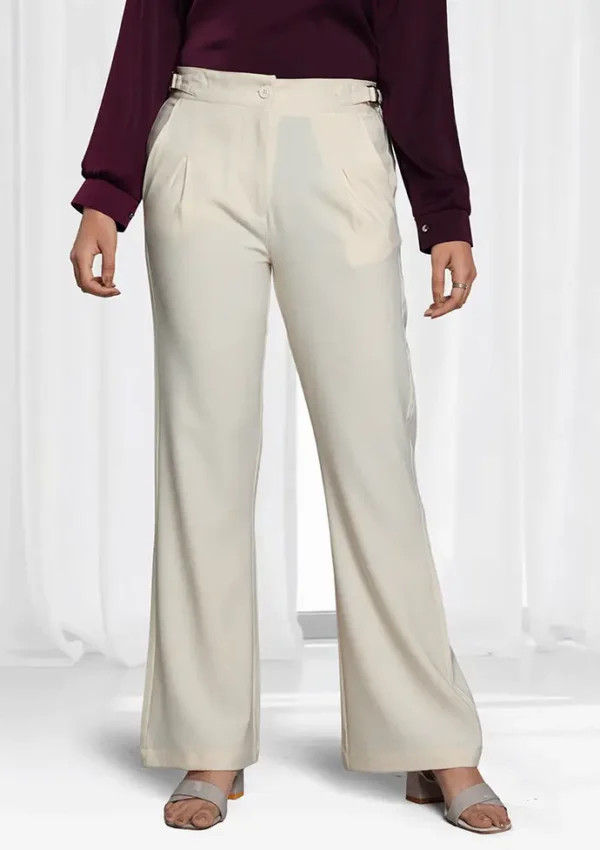 Off White Formal Flare Cut