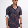 Imperial Mosaic Premium Full Sleeve Shirt - Midnight Slate
