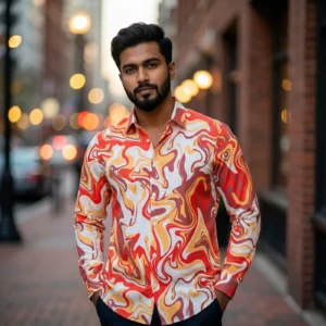 Premium Microfiber Print Shirt | LPS-04