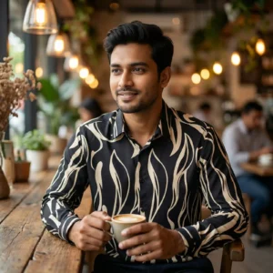 Premium Microfiber Print Shirt | LPS-06