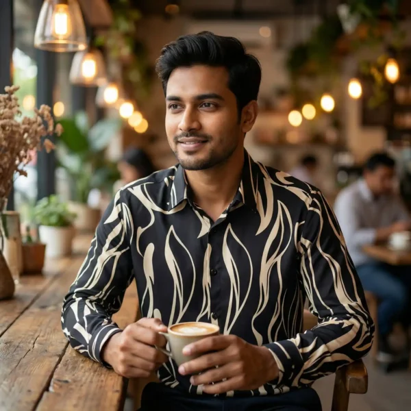 Premium Microfiber Print Shirt | LPS-06