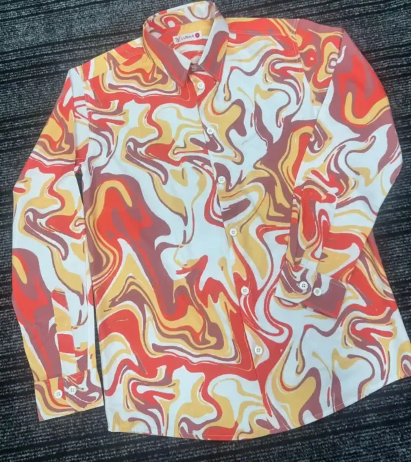 Premium Microfiber Print Shirt | LPS-04