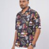 Retro Oversized Half Shirt