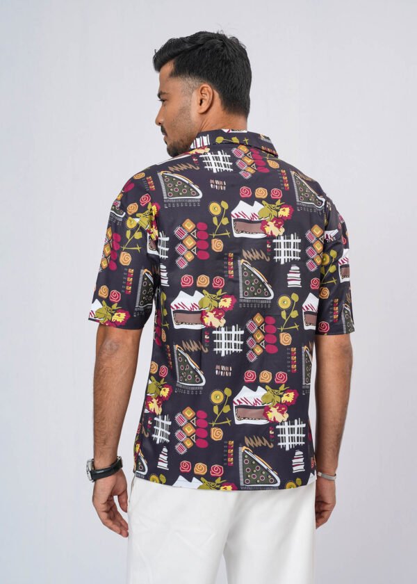 Retro Oversized Half Shirt