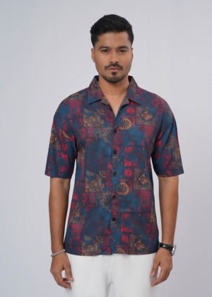DSC03965 Imperial Mosaic Oversized Half Shirt