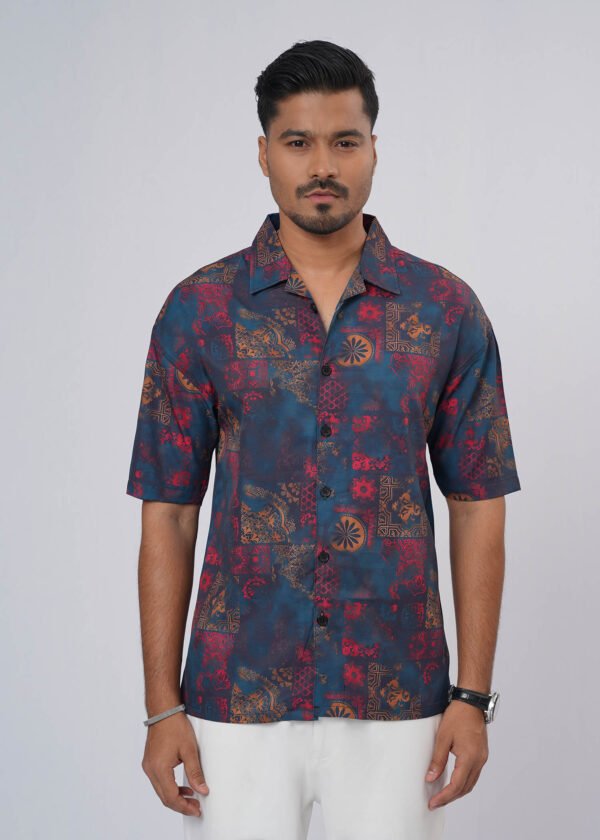 DSC03965 Imperial Mosaic Oversized Half Shirt
