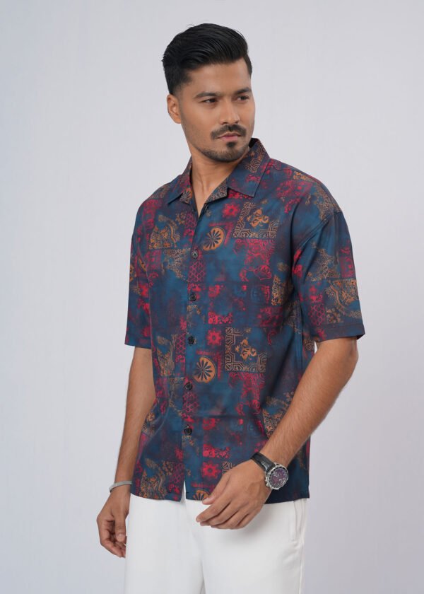 DSC03967 Imperial Mosaic Oversized Half Shirt