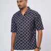 Monogram Oversized Half Shirt