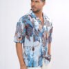 Splatter Oversized Half Shirt