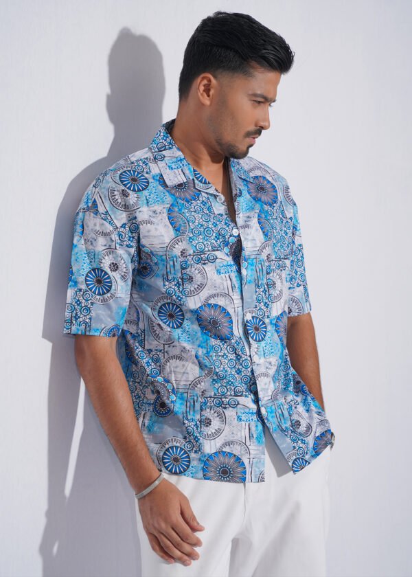 DSC04051 Mandala Oversized Half Shirt
