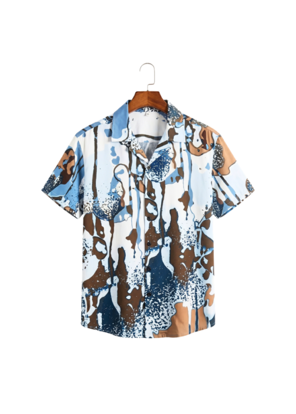 Splatter Oversized Half Shirt | PHS-07
