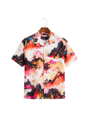 Lunar Website (3) Landscape Oversized Half Shirt | PHS-04