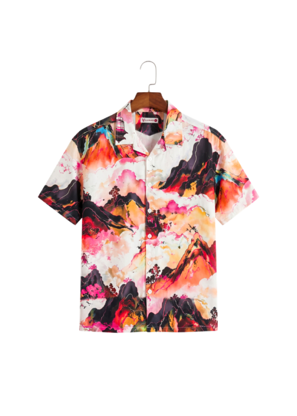 Landscape Oversized Half Shirt | PHS-04