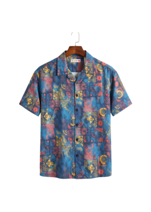 Lunar Website (5) Mosaic Oversized Half Shirt | PHS-08