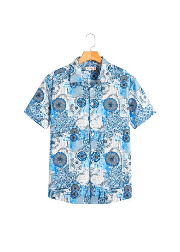 Mandala Oversized Half Shirt | PHS-06