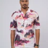 Landscape Oversized Half Shirt