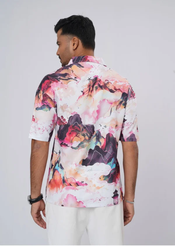 Landscape Oversized Half Shirt