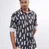 Paint Dash Premium Full Sleeve Shirt - Black