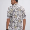 DSC04314 Aztec Diamond Premium Full Sleeve Shirt - Ivory